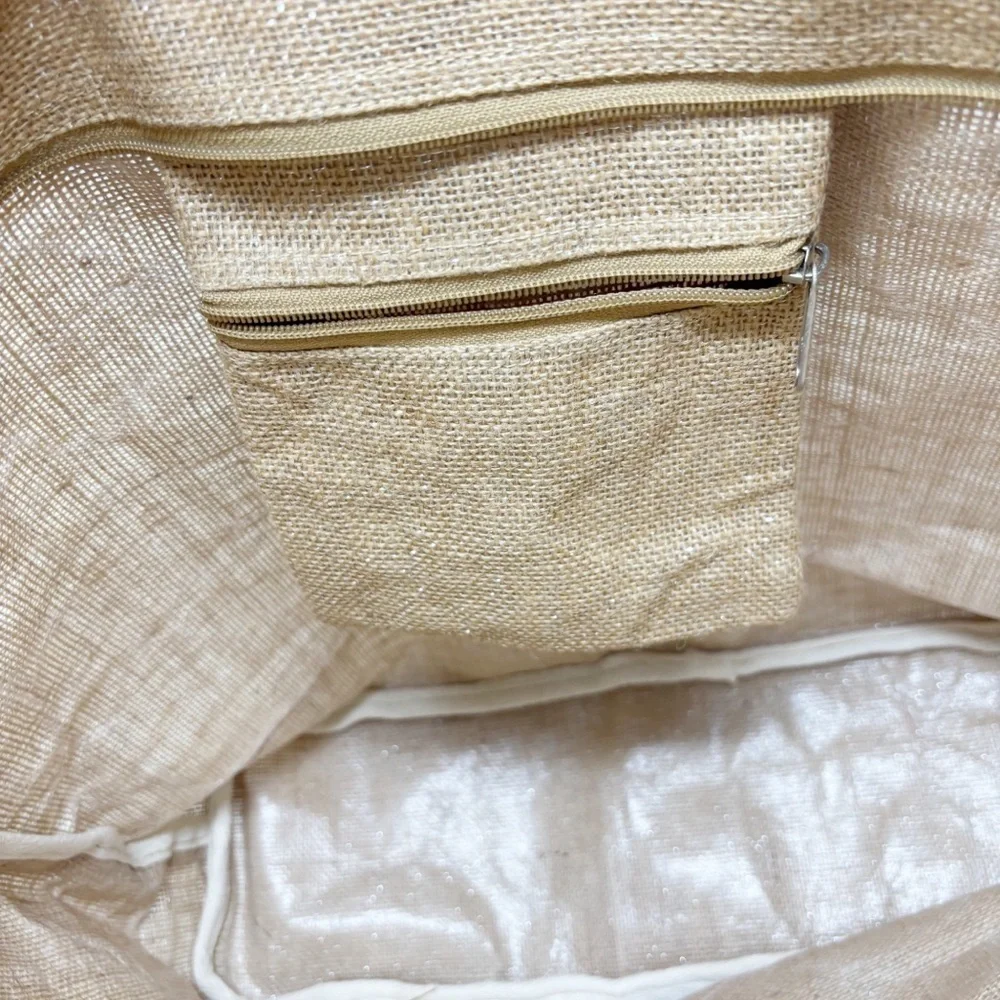 Celebrity Cruises Large Beach/Tote Bag 100% Jute 20.5